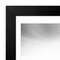 Americanflat 16x20 Picture Frame in Black - Use as 14x17 Picture Frame with Mat - Engineered Wood with Polished Plexiglass - Horizontal and Vertical Formats for Wall with Hanging Hardware Included